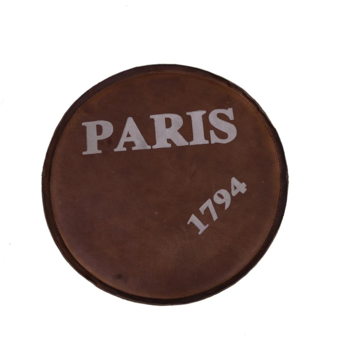 4 X PARIS INDUSTRIAL WIND-UP CAST-IRON BAR STOOL - MyChocolateWood