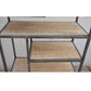 LAUREL STYLIST SLIM INDUSTRIAL BOOKCASE/DISPLAY UNIT - MyChocolateWood