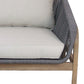 CARRERA ACACIA WOOD & ROPE 3-SEATER OUTDOORS SOFA - MyChocolateWood