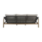 CARRERA ACACIA WOOD & ROPE 3-SEATER OUTDOORS SOFA - MyChocolateWood