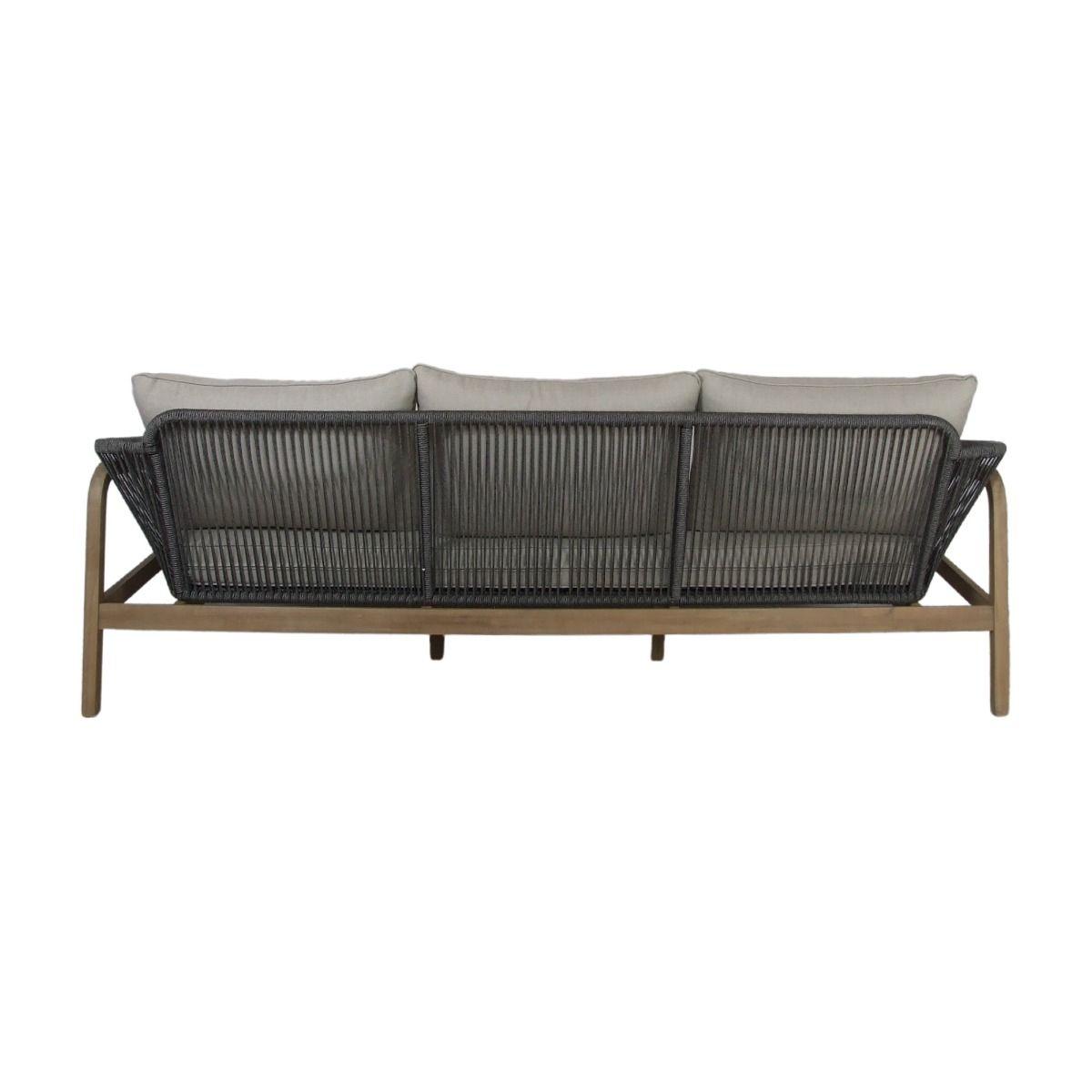 CARRERA ACACIA WOOD & ROPE 4 - PIECE OUTDOORS SETTING