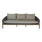 CARRERA ACACIA WOOD & ROPE 3-SEATER OUTDOORS SOFA - MyChocolateWood
