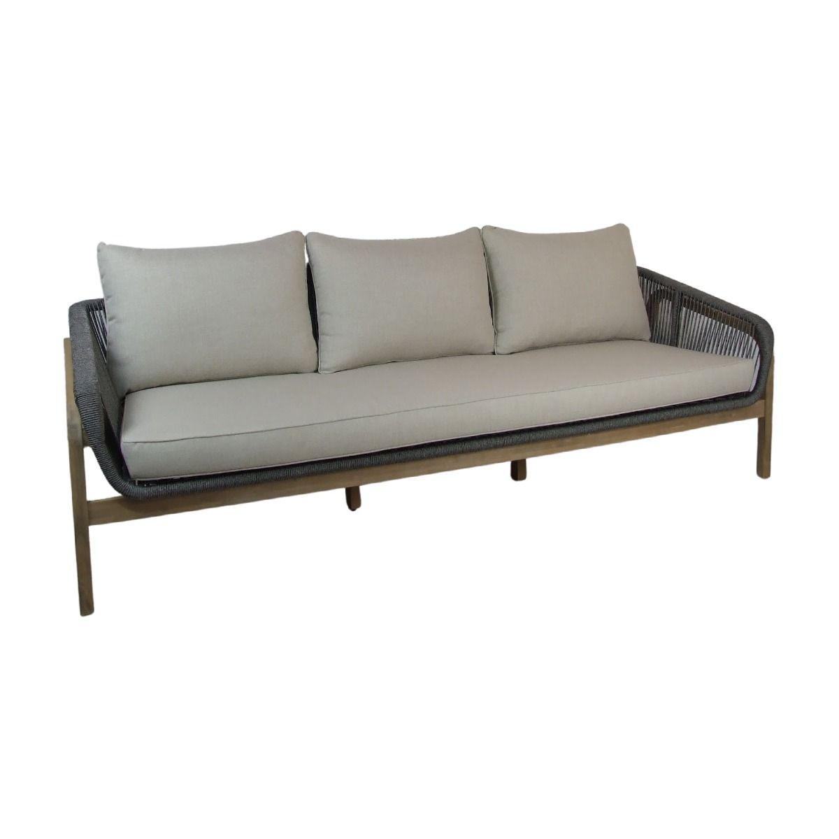 CARRERA ACACIA WOOD & ROPE 4 - PIECE OUTDOORS SETTING