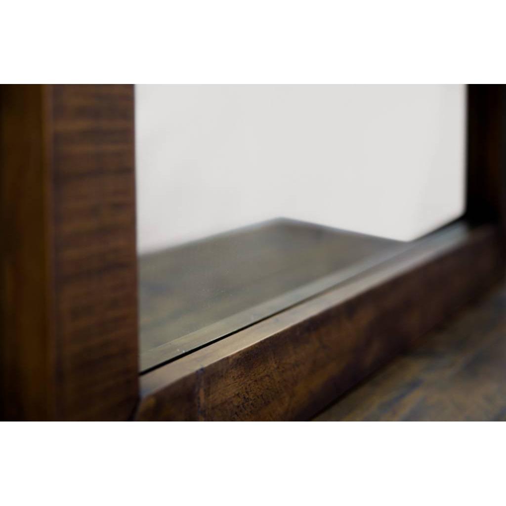 1 x ASHGAR DRESSER & MIRROR KIT IN GREY STONE - MyChocolateWood