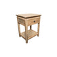 2 X ELLA SOLID OAK BEDSIDE TABLES WITH A SHELF - MyChocolateWood