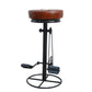 4 X INDUSTRIAL CAST IRON BICYCLE BAR STOOLS - MyChocolateWood