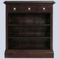 ADELAIDE SOLID MAHOGANY TIMBER 3 DRAWERS & 3 SHELVES BOOKCASE IN CHOCOLATE - MyChocolateWood