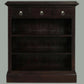 ADELAIDE SOLID MAHOGANY TIMBER 3 DRAWERS & 3 SHELVES BOOKCASE IN CHOCOLATE - MyChocolateWood