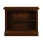 ADELAIDE SOLID MAHOGANY TIMBER LOW BOOKCASE IN MAHOGANY - MyChocolateWood