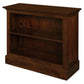 ADELAIDE SOLID MAHOGANY TIMBER LOW BOOKCASE IN MAHOGANY - MyChocolateWood