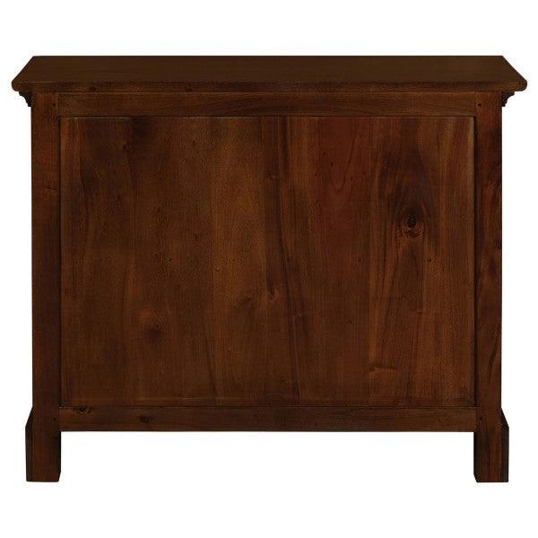 ADELAIDE SOLID MAHOGANY TIMBER LOW BOOKCASE IN MAHOGANY - MyChocolateWood