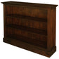 ADELAIDE SOLID MAHOGANY TIMBER WIDE BOOKCASE IN MAHOGANY - MyChocolateWood