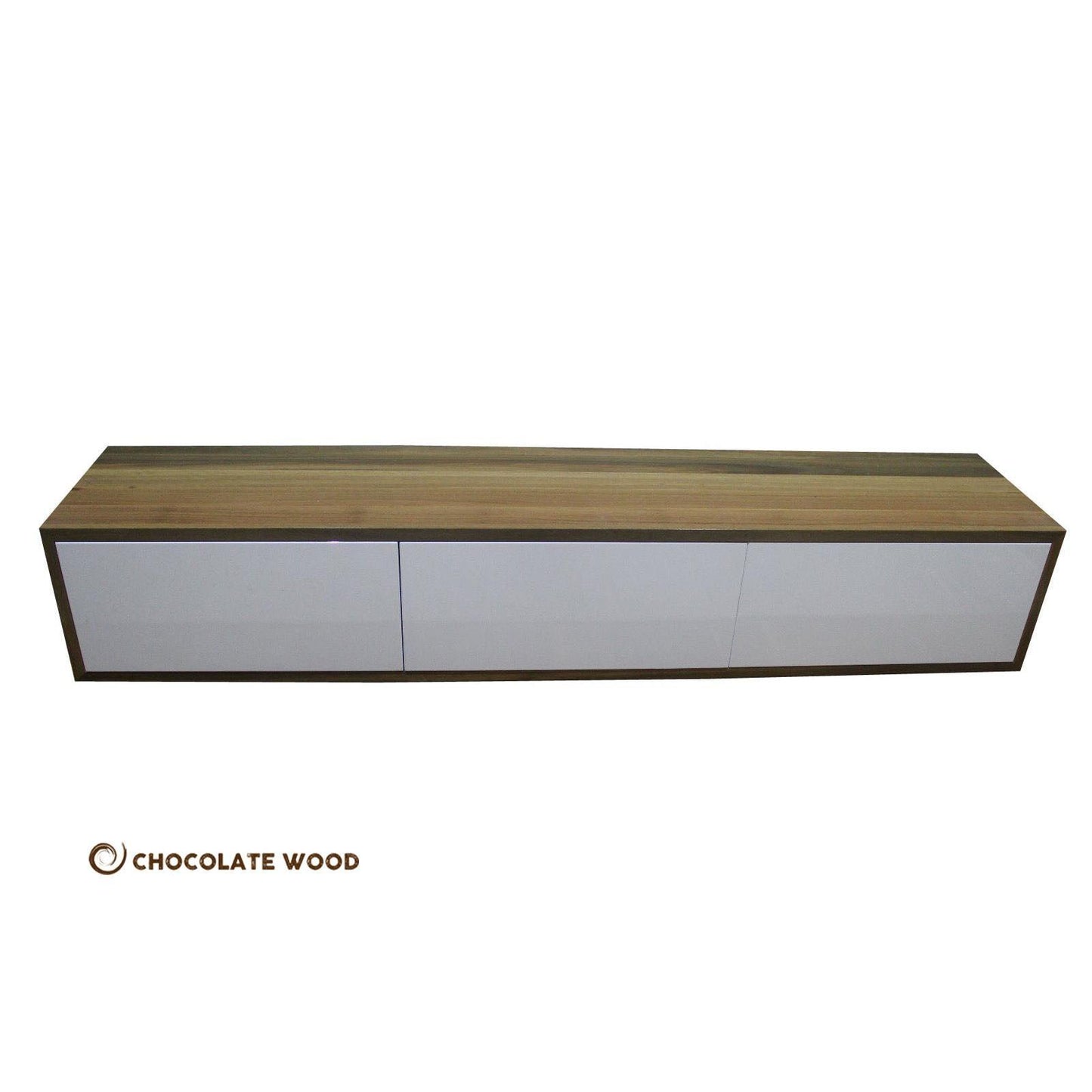 AGNES SOLID SPOTTED GUM TV/ENTERTAINMENT UNIT - CUSTOM MADE - MyChocolateWood