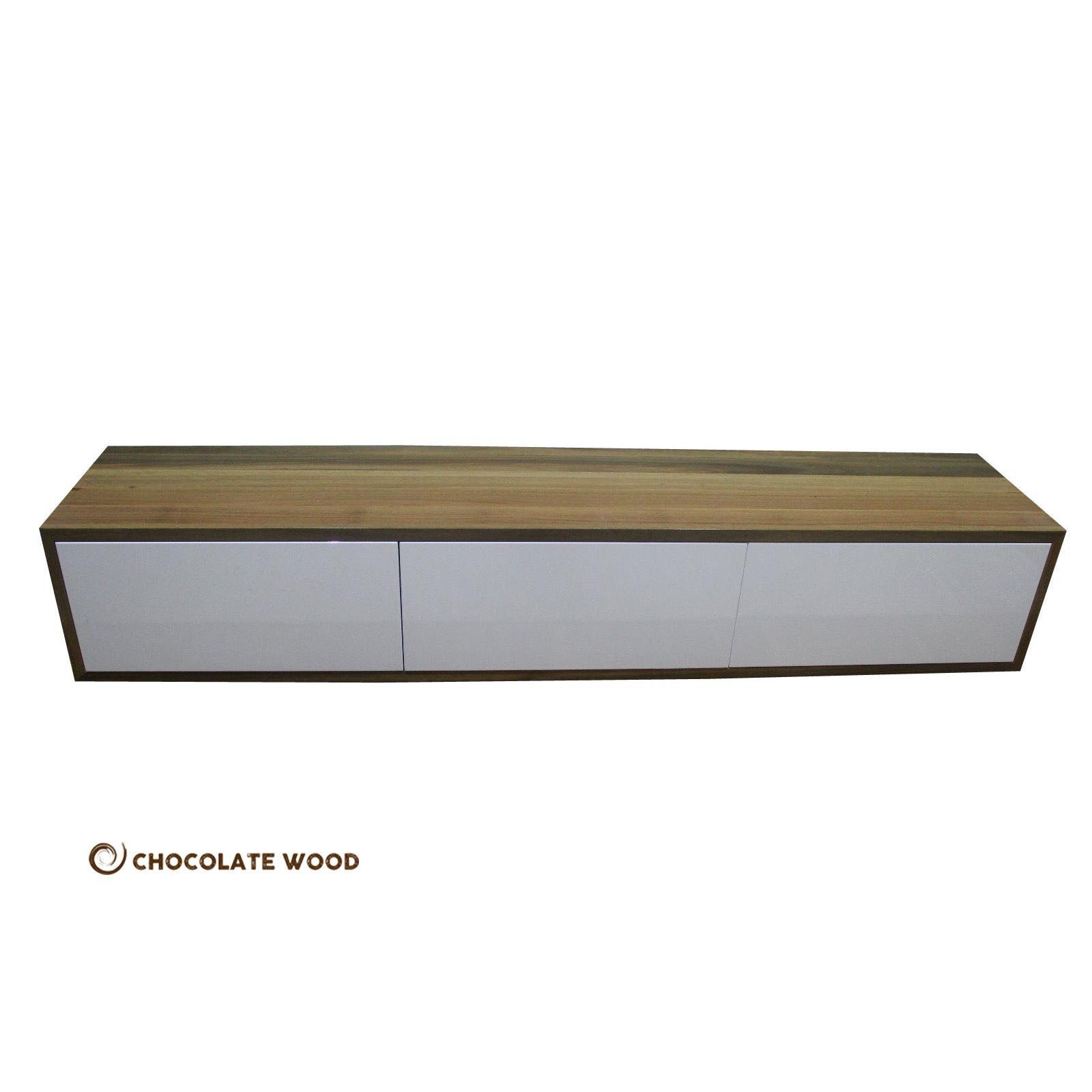 AGNES SOLID SPOTTED GUM TV/ENTERTAINMENT UNIT - CUSTOM MADE - MyChocolateWood