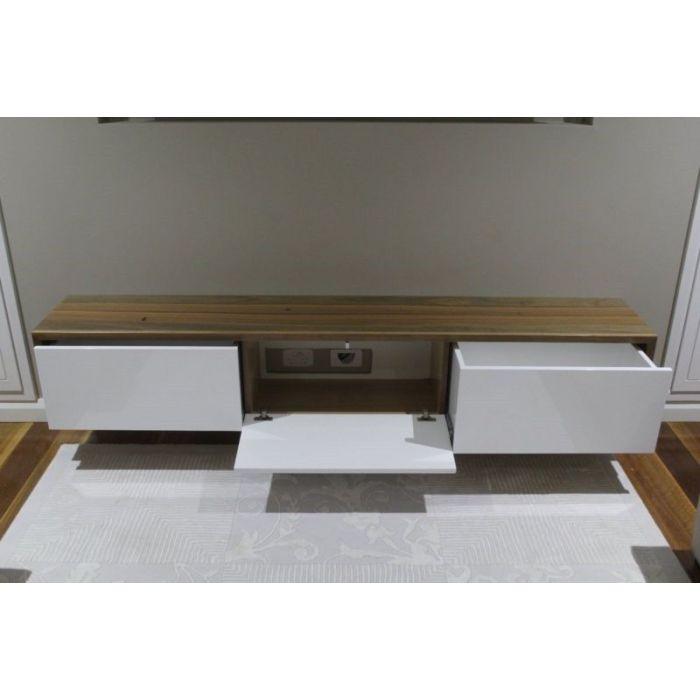 AGNES SOLID SPOTTED GUM TV/ENTERTAINMENT UNIT - CUSTOM MADE - MyChocolateWood