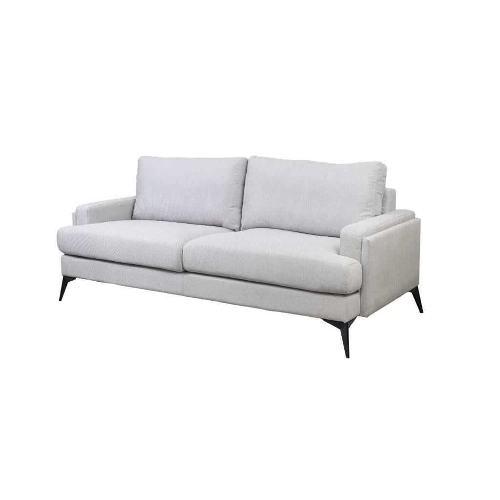 ALBERGO FABRIC 2-SEATER SOFA LIGHT GREY - MyChocolateWood