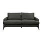 ALBERGO FABRIC 2-SEATER SOFA LOUNGE DARK GREY - MyChocolateWood
