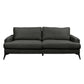 ALBERGO FABRIC 3-SEATER SOFA LOUNGE DARK GREY - MyChocolateWood