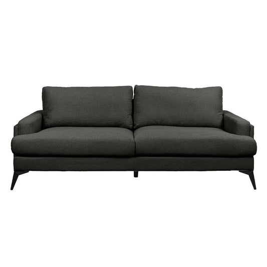 ALBERGO FABRIC 3-SEATER SOFA LOUNGE DARK GREY - MyChocolateWood