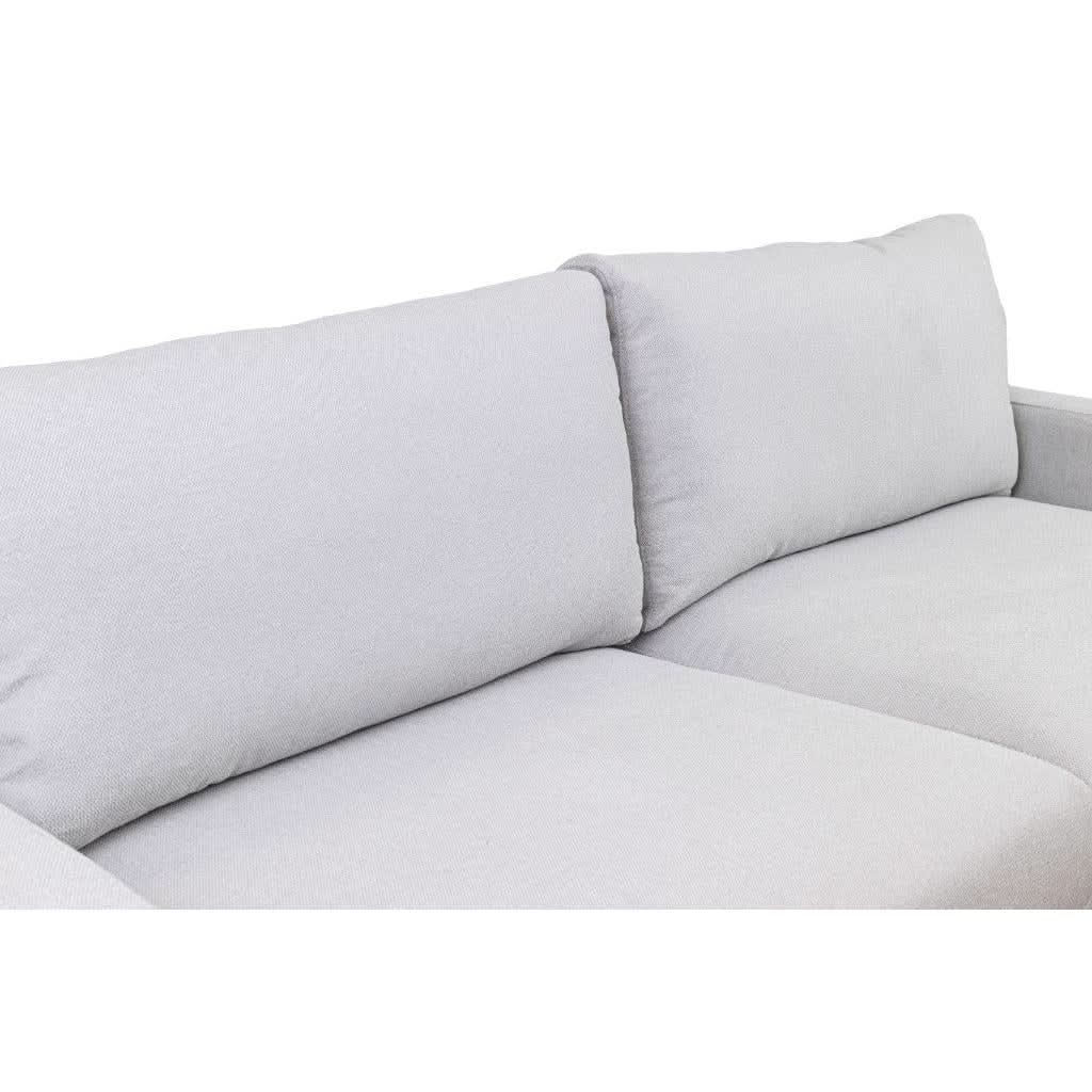 ALBERGO FABRIC 3-SEATER SOFA LOUNGE LIGHT GREY - MyChocolateWood