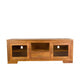 ALDO SOLID BLACKWOOD TV UNIT WITH 1 DRAWER & 2 GLASS DOORS - MyChocolateWood