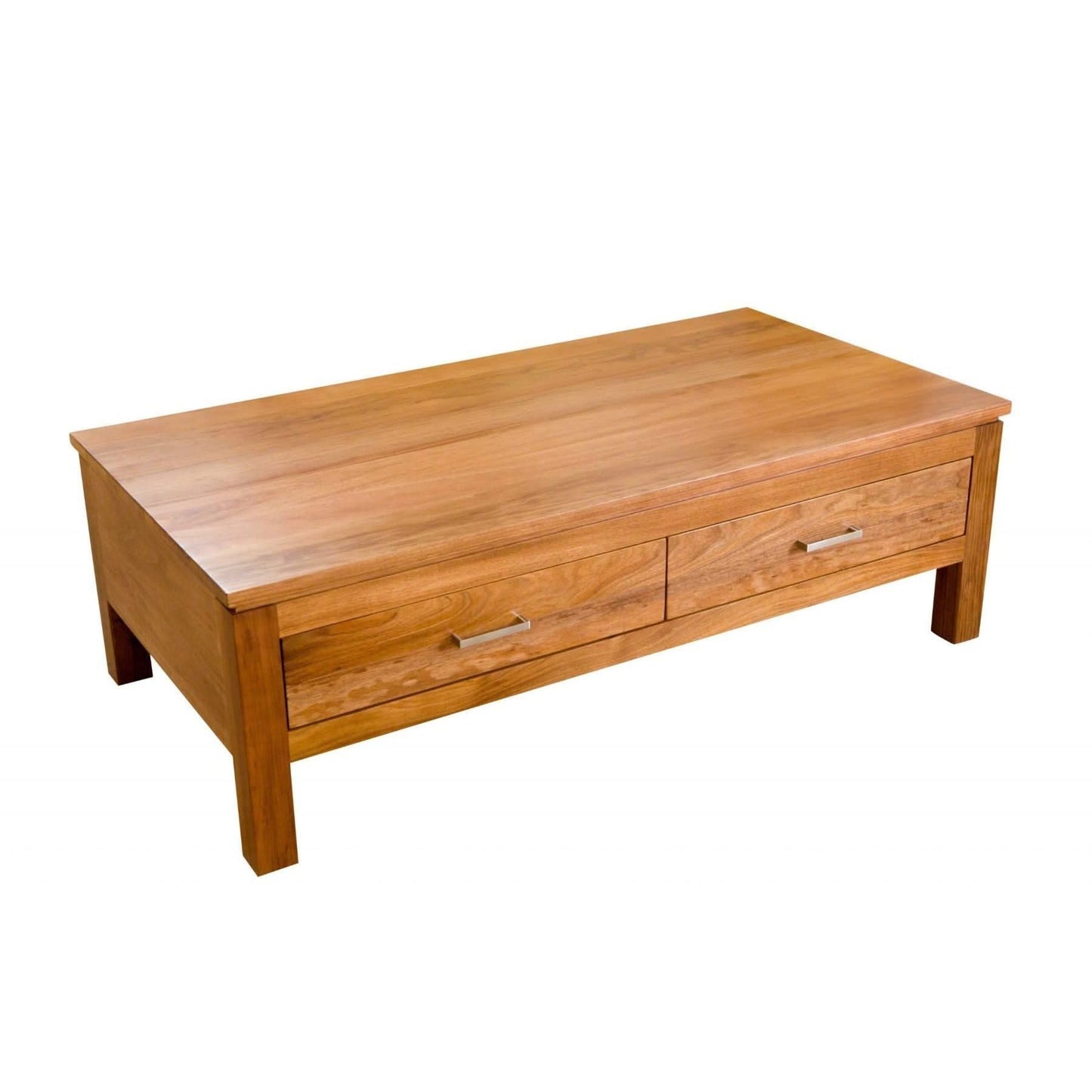 ALDO TASMANIAN BLACKWOOD COFFEE TABLE 2 DRAWERS - MyChocolateWood
