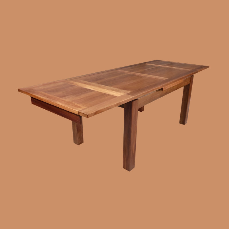 ALDO TASMANIAN BLACKWOOD SIDE EXTENSION DINING TABLE 150-250CM - MyChocolateWood