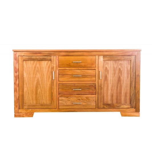 ALDO TASMANIAN BLACKWOOD TIMBER BUFFET SIDEBOARD 2 DOORS 4 DRAWERS 160CM - MyChocolateWood