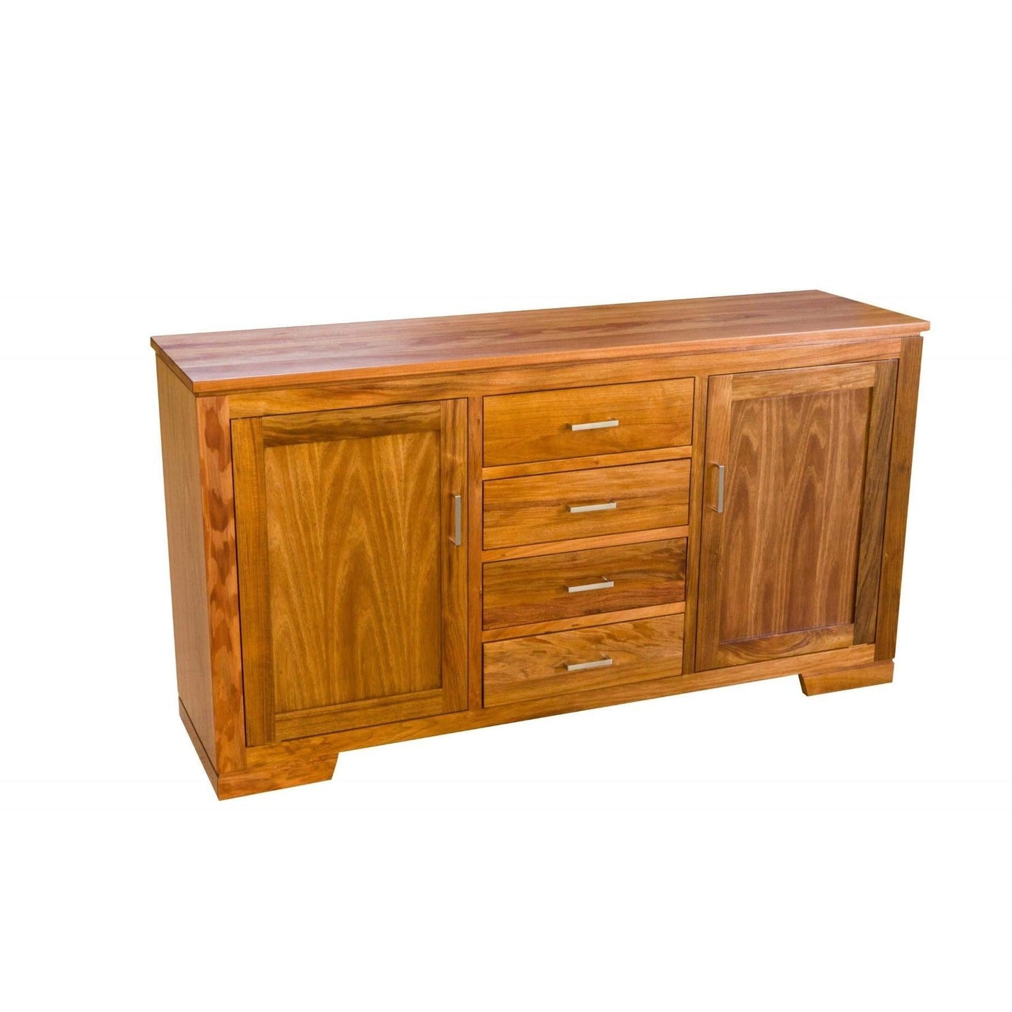 ALDO TASMANIAN BLACKWOOD TIMBER BUFFET SIDEBOARD 2 DOORS 4 DRAWERS 160CM - MyChocolateWood