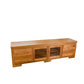 ALDO TASMANIAN BLACKWOOD TV/ENTERTAINMENT UNIT WITH 4 DRAWERS & 2 GLASS DOORS - MyChocolateWood