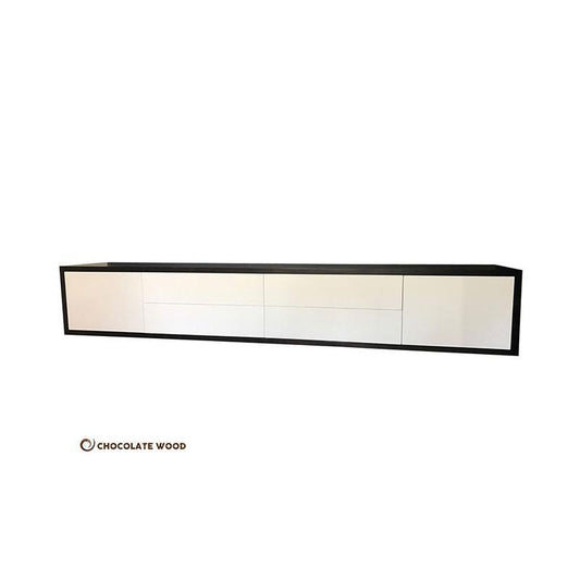 ALEX WALL MOUNTED TV UNIT 2 DOORS & 4 DRAWERS - AUSTRALIAN MADE TO ORDER - MyChocolateWood
