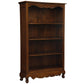 ALEXEI QUEEN ANN STYLE SOLID MAHOGANY BOOKCASE IN MAHOGANY - MyChocolateWood