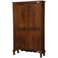 ALEXEI QUEEN ANN STYLE SOLID MAHOGANY BOOKCASE IN MAHOGANY - MyChocolateWood