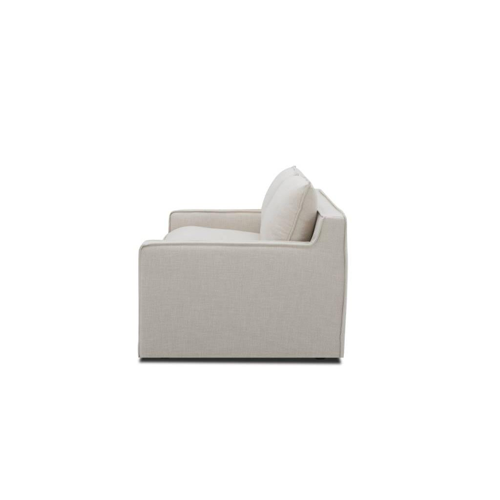 ALLARD FABRIC 2-SEATER SOFA STONE - MyChocolateWood