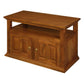ALLENBY SOLID MAHOGANY TV UNIT 2 DOORS/SHELF - LIGHT PECAN - MyChocolateWood