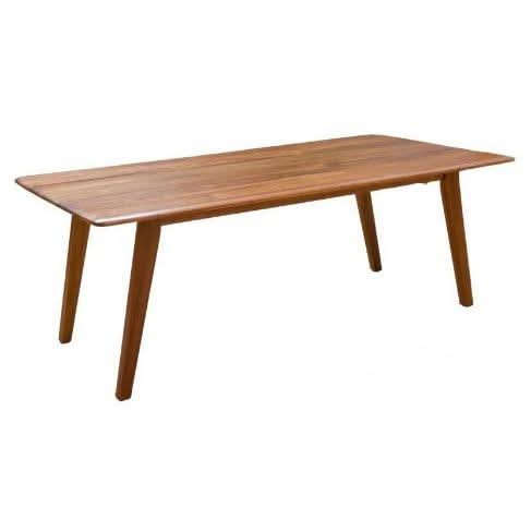 ALMA SOLID TASMANIAN BLACKWOOD DINING TABLE 210CM - MyChocolateWood
