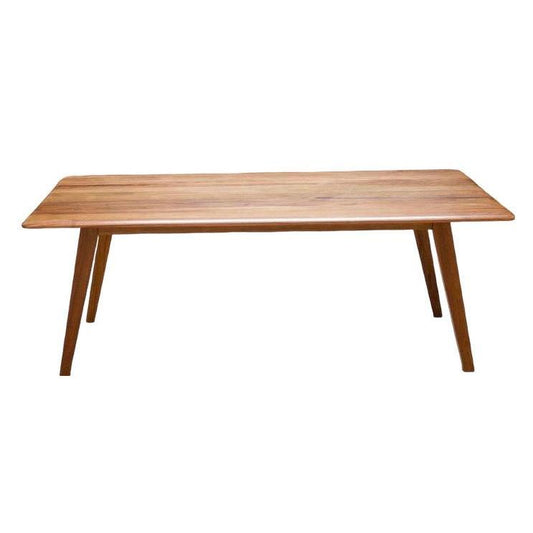 ALMA SOLID TASMANIAN BLACKWOOD DINING TABLE 240CM - MyChocolateWood