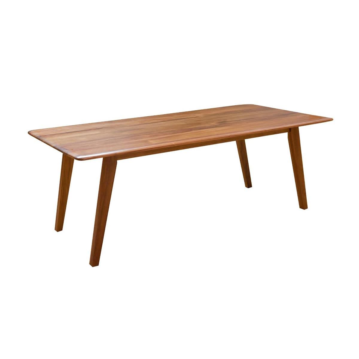 ALMA SOLID TASMANIAN BLACKWOOD DINING TABLE 240CM - MyChocolateWood