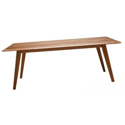 ALMA SOLID TASMANIAN BLACKWOOD DINING TABLE 240CM - MyChocolateWood
