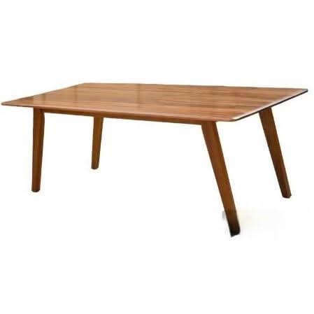 ALMA SOLID TASMANIAN BLACKWOOD DINING TABLE 240CM - MyChocolateWood