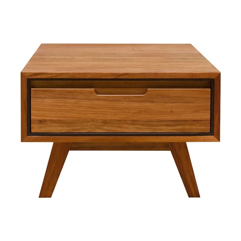 ALMA TASMANIAN BLACKWOOD 1 DRAWER LAMP TABLE - MyChocolateWood