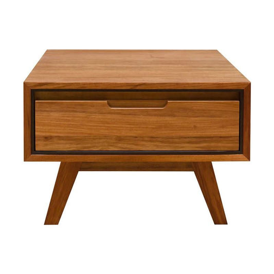 ALMA TASMANIAN BLACKWOOD 1 DRAWER LAMP TABLE - MyChocolateWood