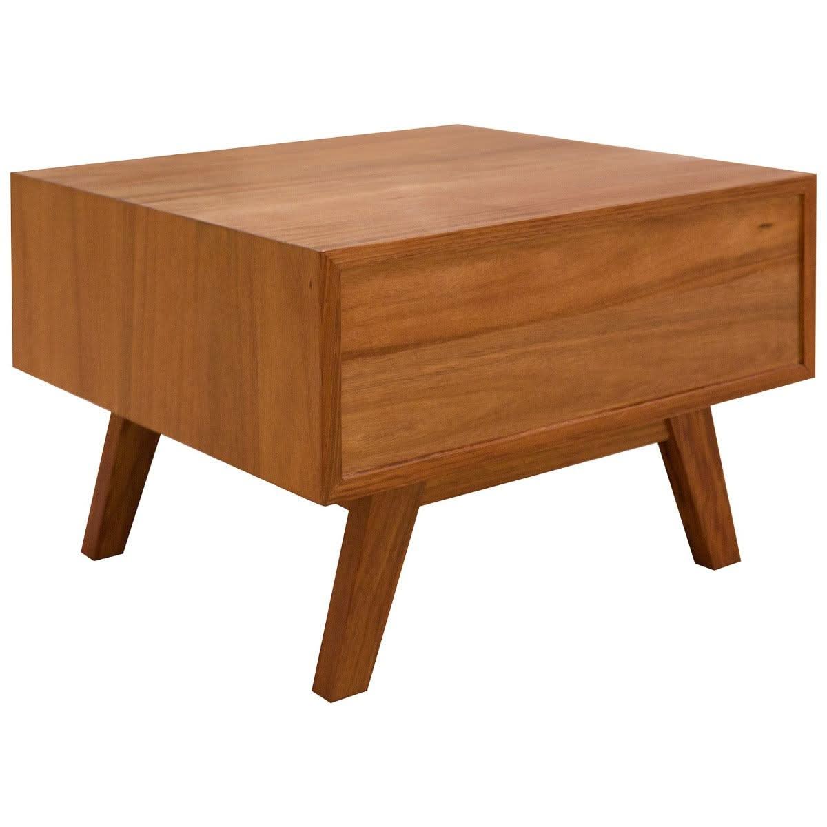 ALMA TASMANIAN BLACKWOOD 1 DRAWER LAMP TABLE - MyChocolateWood