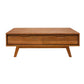 ALMA TASMANIAN BLACKWOOD COFFEE TABLE 2 DRAWERS 120CM - MyChocolateWood