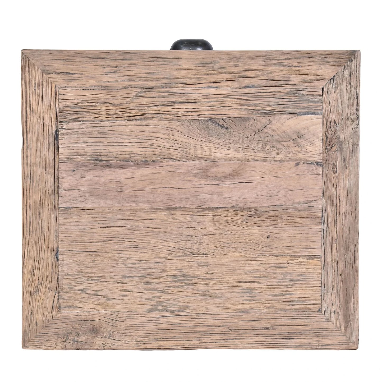 ALSTON RECLAIMED OAK SIDE TABLE LAMP TABLE NATURAL - MyChocolateWood