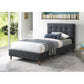 AMARA KING SINGLE BED  MKII CHARCOAL