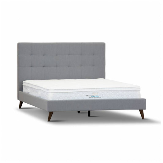 AMARA KING SINGLE BED MKII GREY