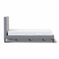 AMARA KING SINGLE BED MKII GREY