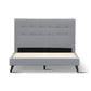 AMARA KING SINGLE BED MKII GREY