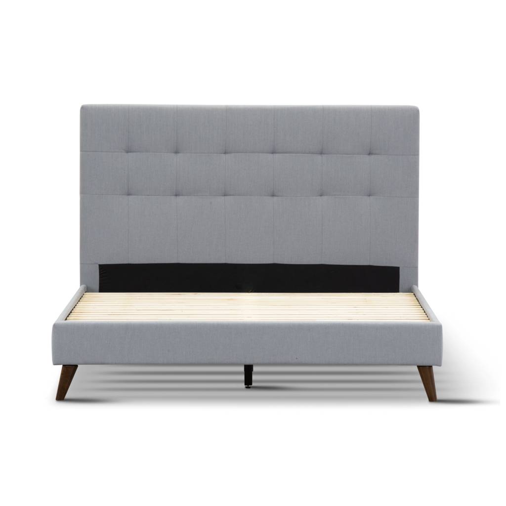 AMARA KING SINGLE BED MKII GREY
